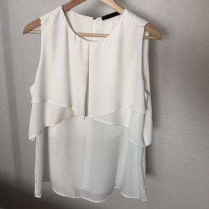 Zara Basic white blouse